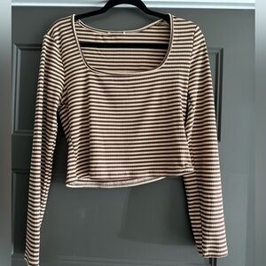 Striped Long Sleeve Top